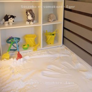 Sószoba, sóhomokozó, somokozó - sóterápia Eger