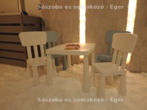 Sószoba, sóhomokozó, somokozó - sóterápia Eger