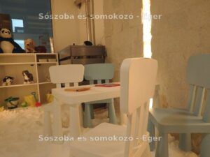 Sószoba, sóhomokozó, somokozó - sóterápia Eger